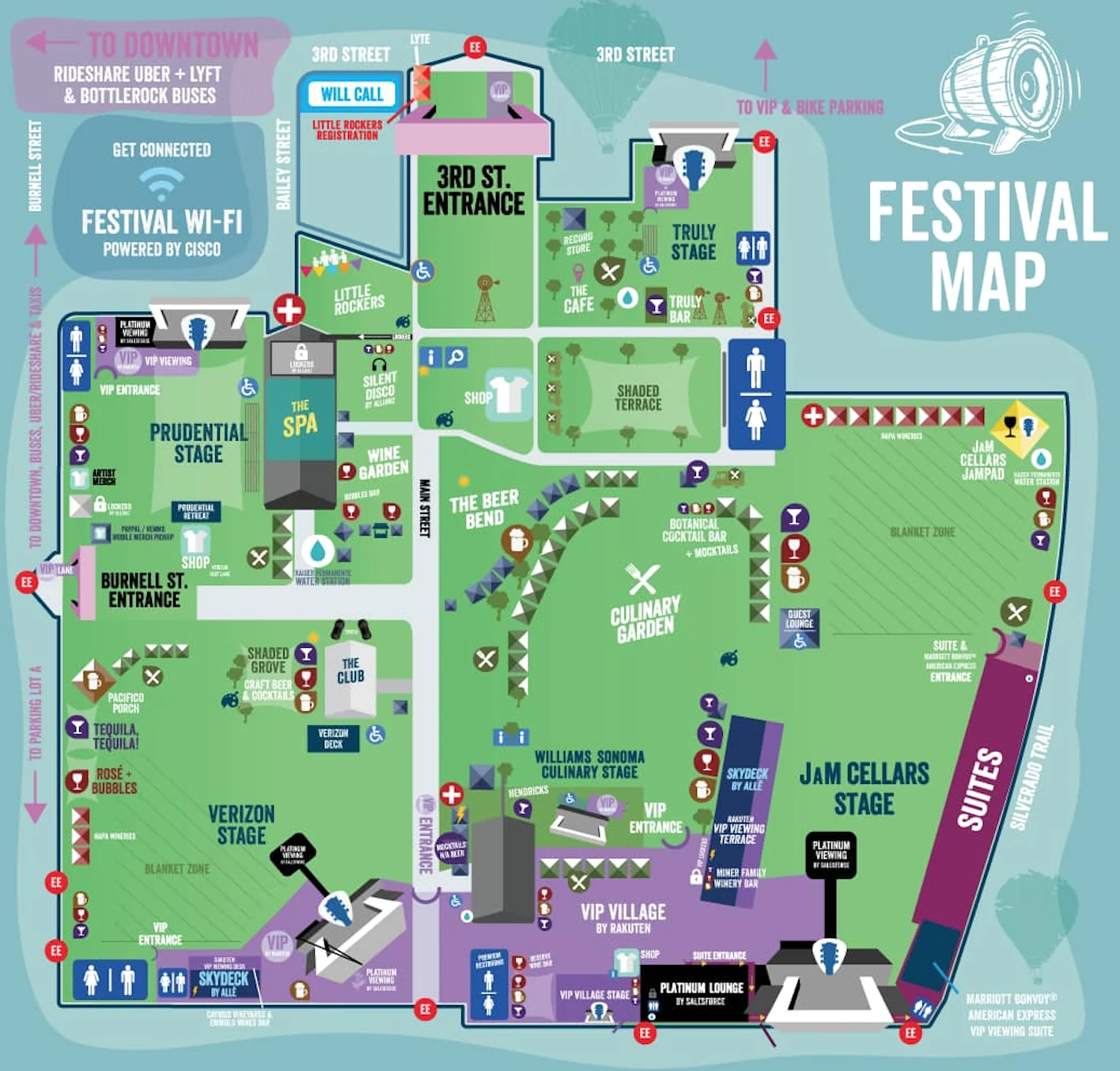 Bottle Rock 2026 map