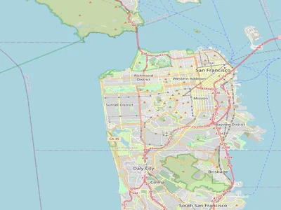 Map of Bathrooms in San Francisco map