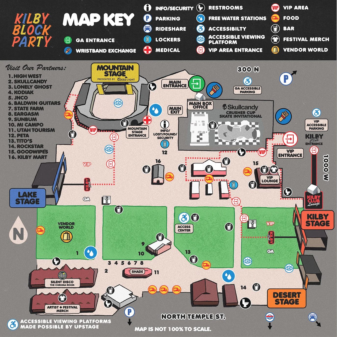 Kilby Block Party 2026 map