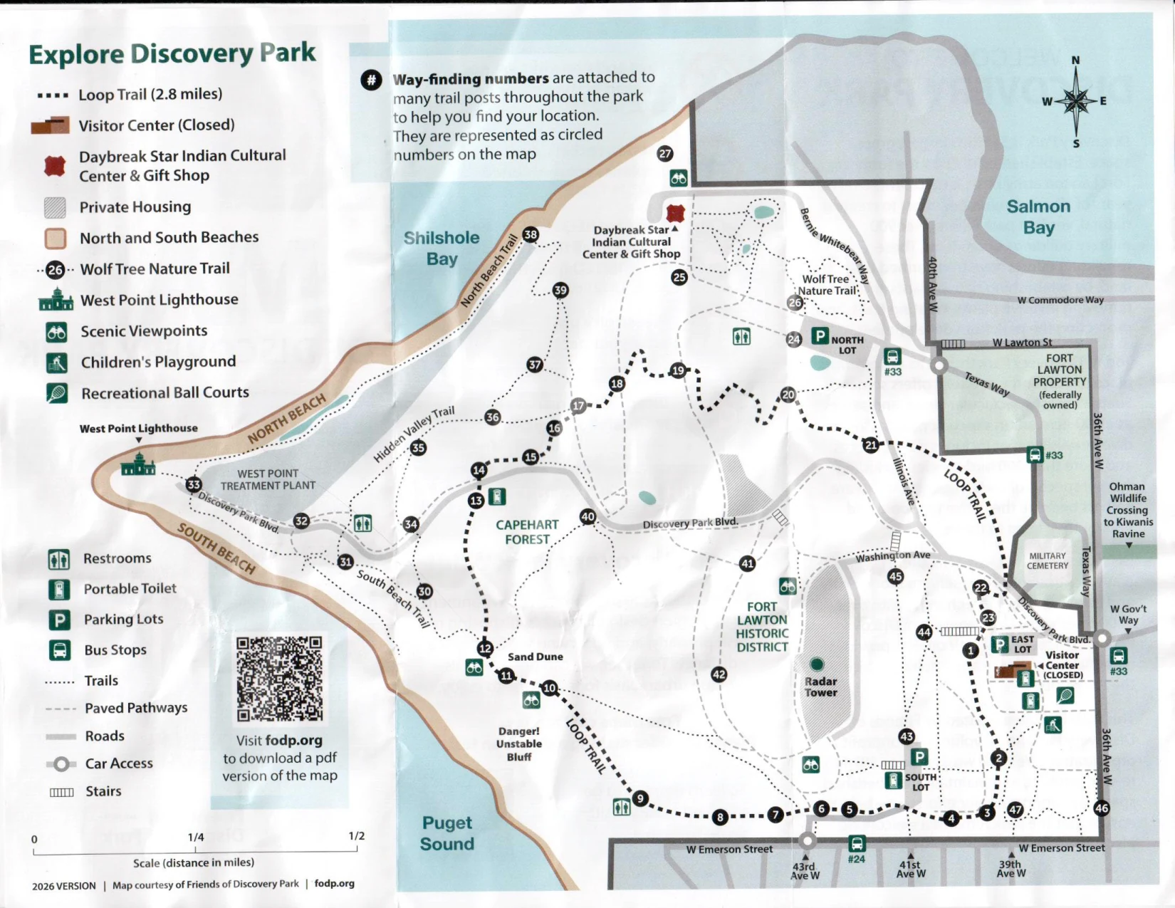 Discovery Park Map map